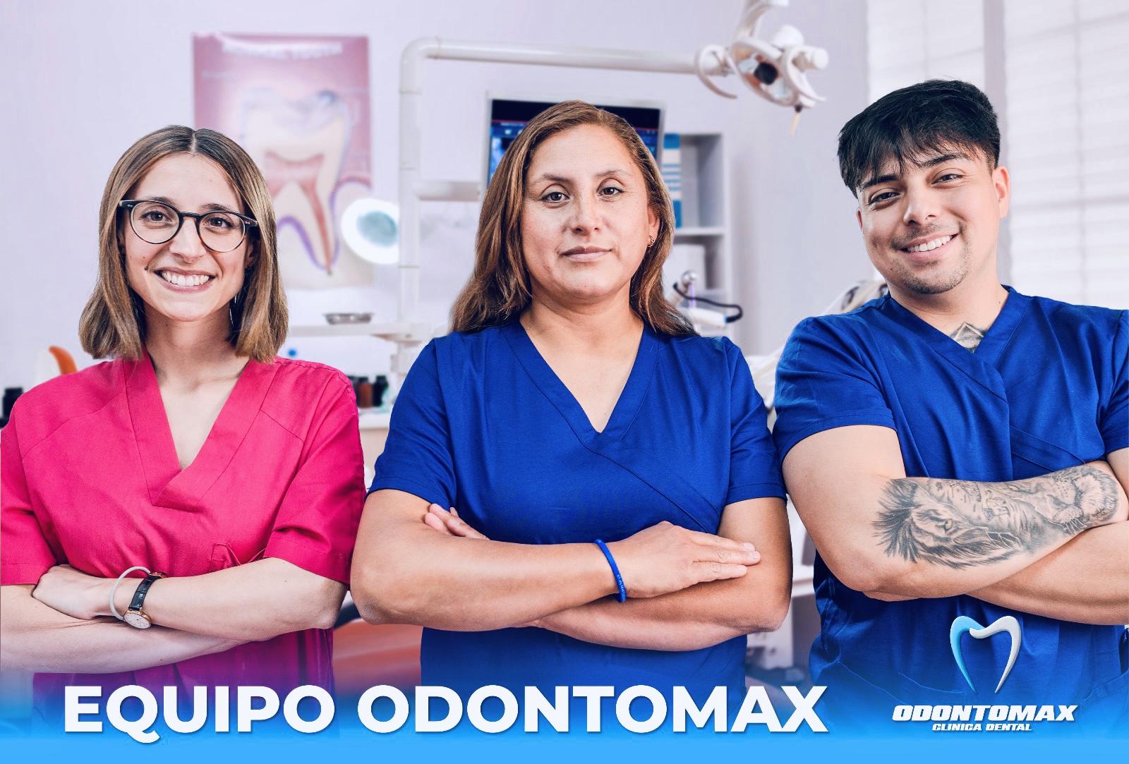 Equipo médico completo de Sonrisas Plenas